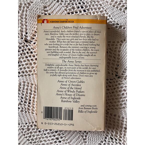 Rainbow Valley - Anne of Green Gables #7 - 1985 Vintage Paperback - Picture 4 of 4
